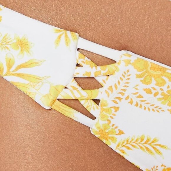 Brand New Seafolly Women's Sunflower High Cut Reversible Bikini Bottoms - Picture 14 of 16